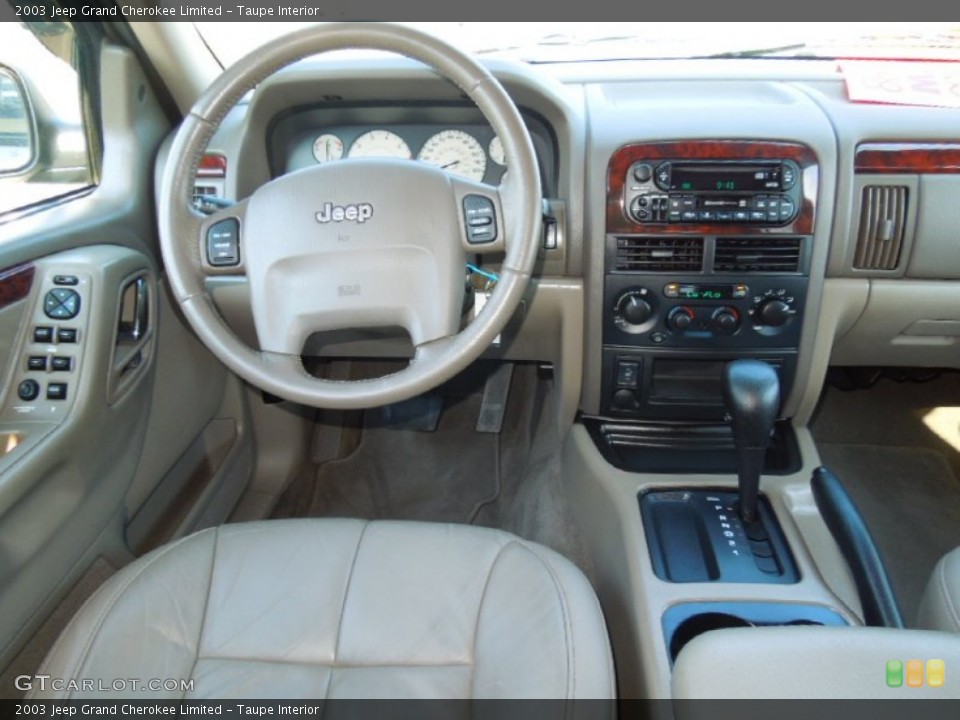 Taupe Interior Dashboard for the 2003 Jeep Grand Cherokee Limited #67634160