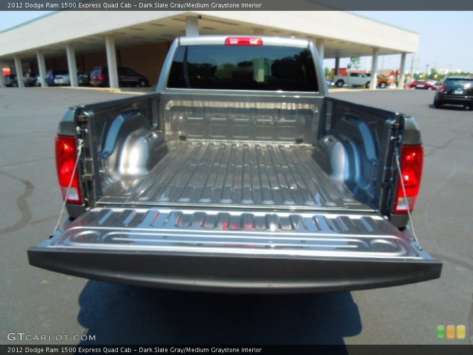 Dark Slate Gray/Medium Graystone Interior Trunk for the 2012 Dodge Ram 1500 Express Quad Cab #67635384