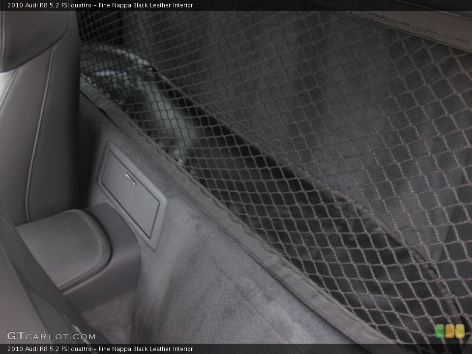 Fine Nappa Black Leather Interior Photo for the 2010 Audi R8 5.2 FSI quattro #67636254
