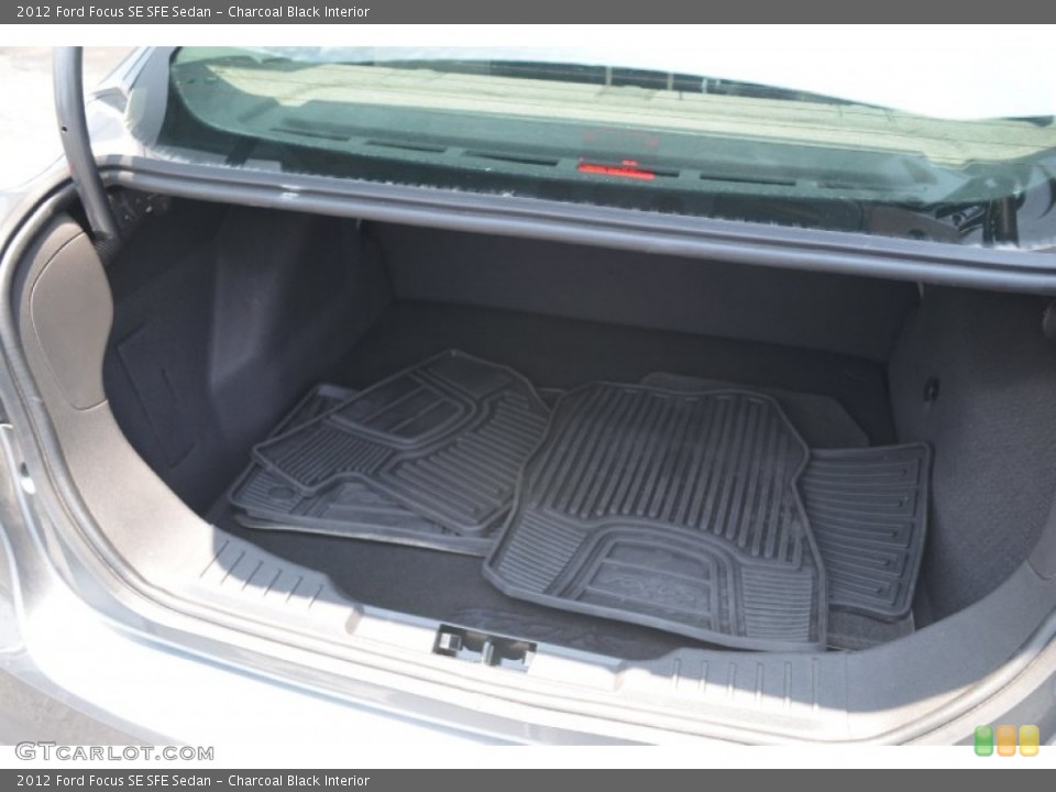 Charcoal Black Interior Trunk for the 2012 Ford Focus SE SFE Sedan #67640601