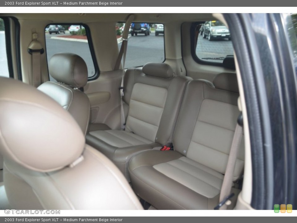Medium Parchment Beige Interior Rear Seat for the 2003 Ford Explorer Sport XLT #67640868