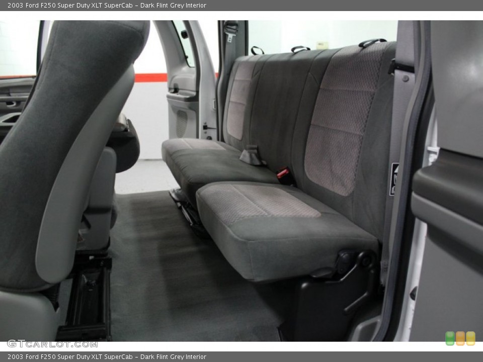 Dark Flint Grey Interior Rear Seat for the 2003 Ford F250 Super Duty XLT SuperCab #67641444