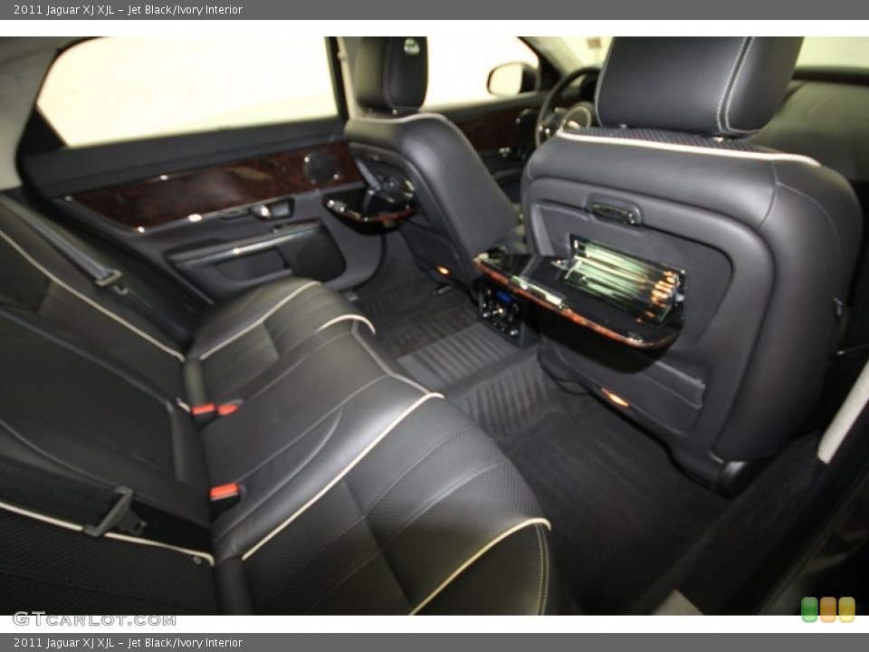 Jet Black/Ivory Interior Rear Seat for the 2011 Jaguar XJ XJL #67643514