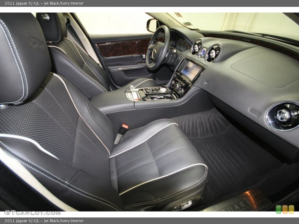 Jet Black/Ivory Interior Photo for the 2011 Jaguar XJ XJL #67643517