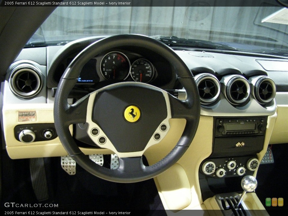 Ivory Interior Dashboard for the 2005 Ferrari 612 Scaglietti  #67644