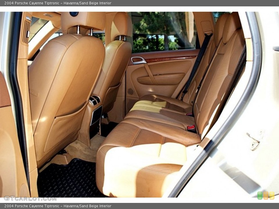 Havanna/Sand Beige Interior Rear Seat for the 2004 Porsche Cayenne Tiptronic #67645927