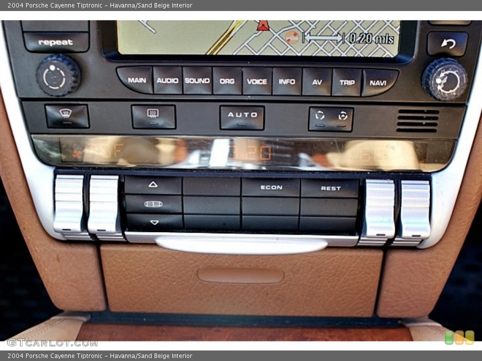 Havanna/Sand Beige Interior Controls for the 2004 Porsche Cayenne Tiptronic #67646086
