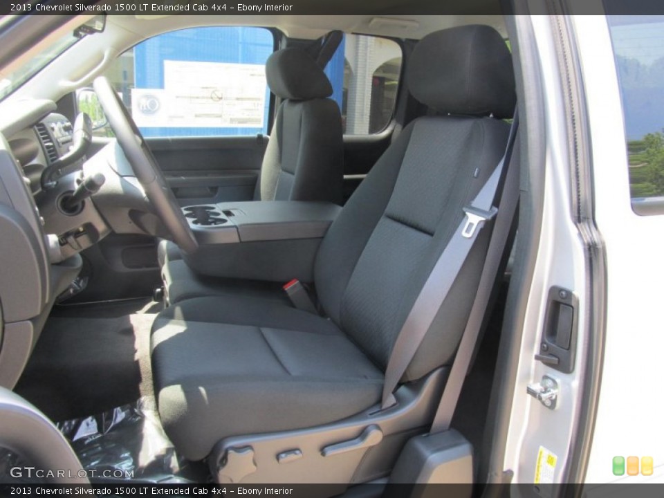 Ebony Interior Photo for the 2013 Chevrolet Silverado 1500 LT Extended Cab 4x4 #67646311