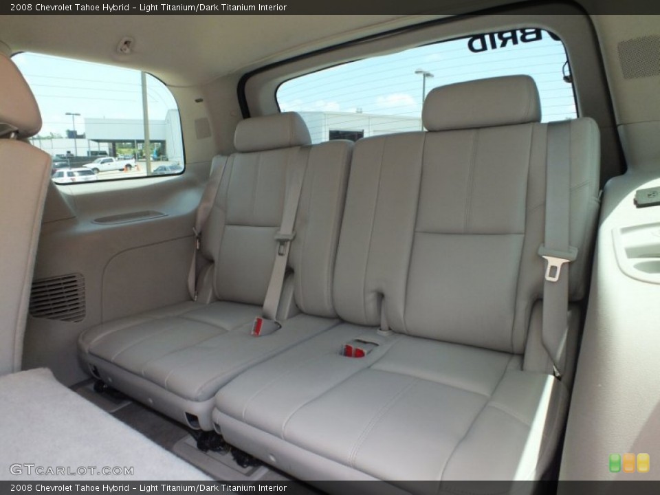 Light Titanium/Dark Titanium Interior Rear Seat for the 2008 Chevrolet Tahoe Hybrid #67647925