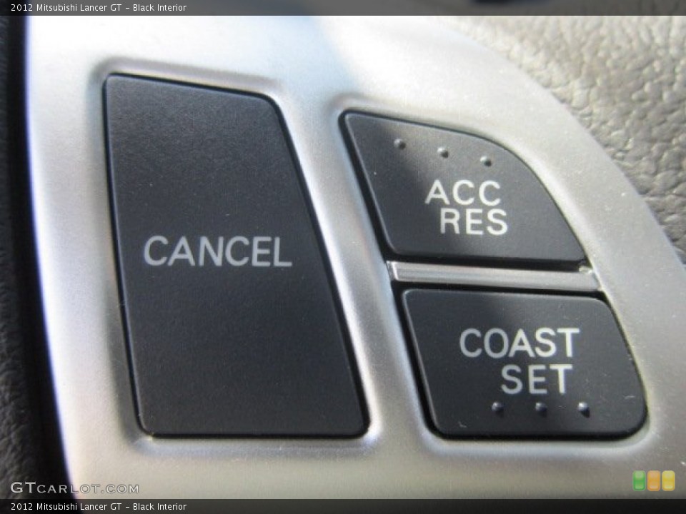 Black Interior Controls for the 2012 Mitsubishi Lancer GT #67648696
