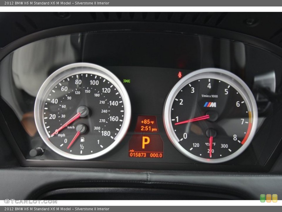 Silverstone II Interior Gauges for the 2012 BMW X6 M  #67649194