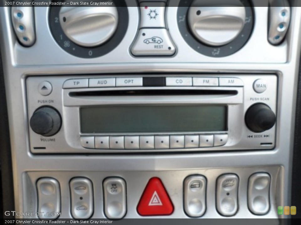 Dark Slate Gray Interior Audio System for the 2007 Chrysler Crossfire Roadster #67653073