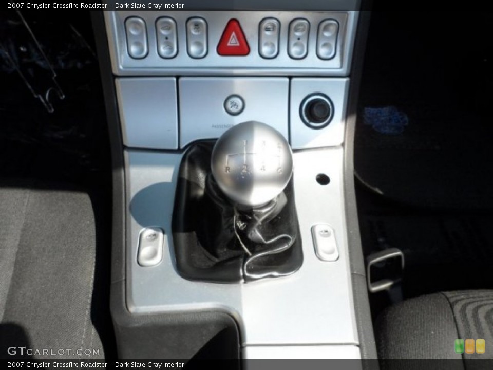 Dark Slate Gray Interior Transmission for the 2007 Chrysler Crossfire Roadster #67653091