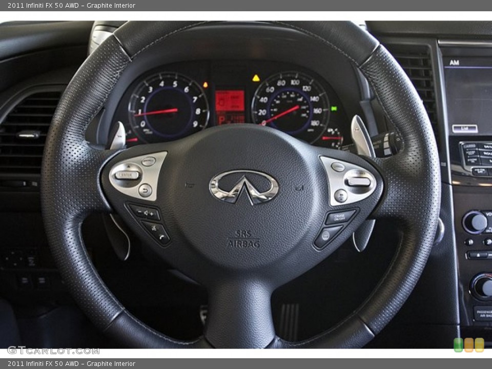Graphite Interior Steering Wheel for the 2011 Infiniti FX 50 AWD #67653532