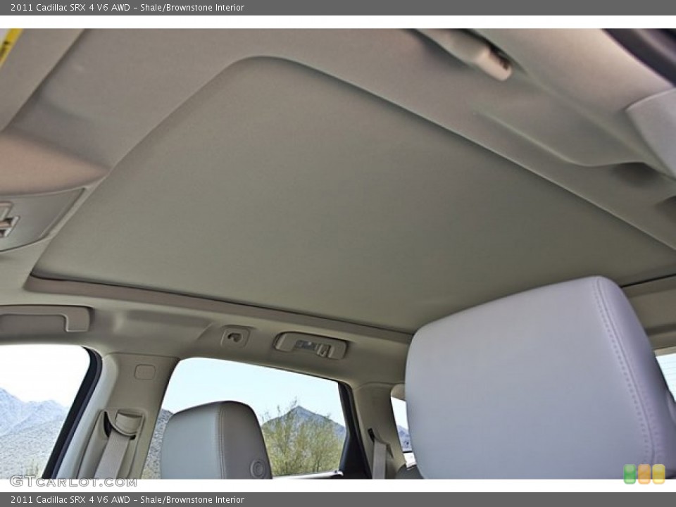 Shale/Brownstone Interior Sunroof for the 2011 Cadillac SRX 4 V6 AWD #67653811