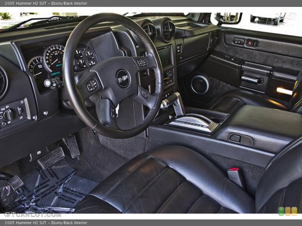 Ebony Black Interior Prime Interior for the 2005 Hummer H2 SUT #67655506