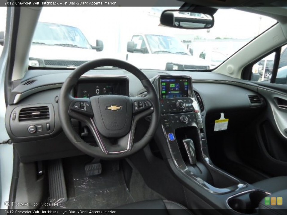 Jet Black/Dark Accents Interior Dashboard for the 2012 Chevrolet Volt Hatchback #67655731