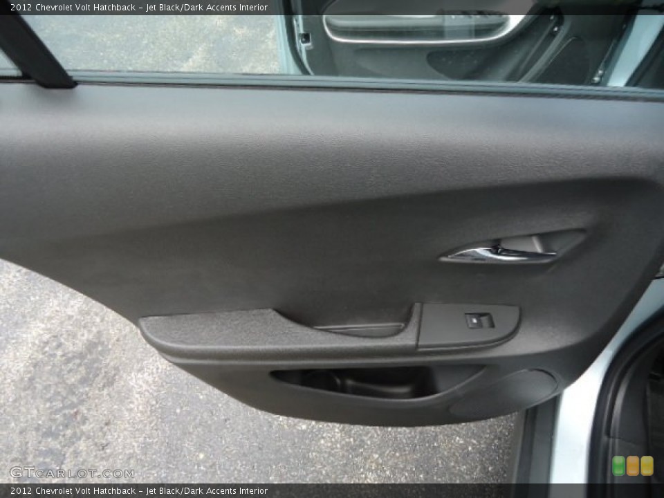 Jet Black/Dark Accents Interior Door Panel for the 2012 Chevrolet Volt Hatchback #67655740