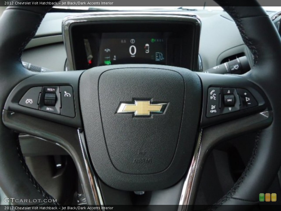 Jet Black/Dark Accents Interior Steering Wheel for the 2012 Chevrolet Volt Hatchback #67655785