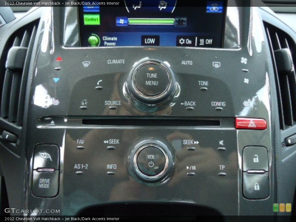 Jet Black/Dark Accents Interior Controls for the 2012 Chevrolet Volt Hatchback #67655794