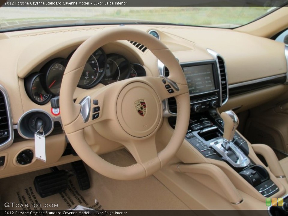 Luxor Beige Interior Dashboard for the 2012 Porsche Cayenne  #67655953