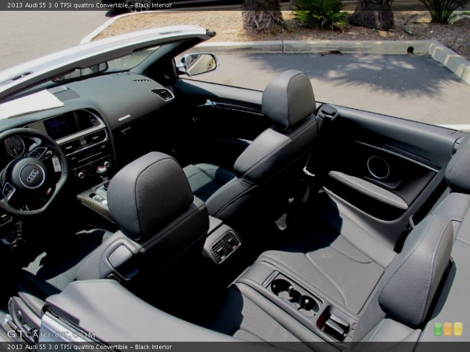 Black Interior Photo for the 2013 Audi S5 3.0 TFSI quattro Convertible #67656013