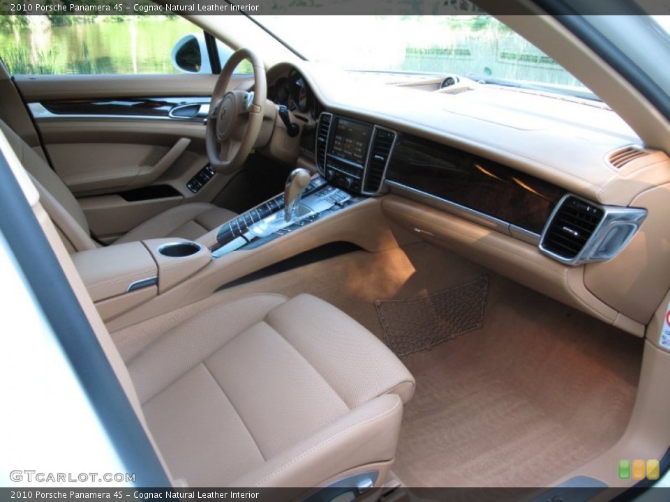Cognac Natural Leather Interior Dashboard for the 2010 Porsche Panamera 4S #67657339