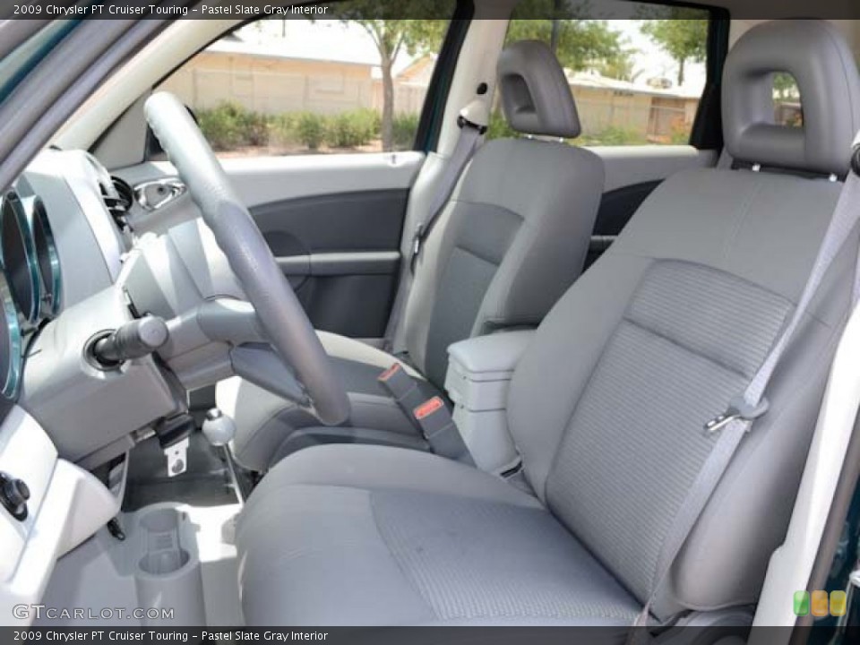 Pastel Slate Gray Interior Front Seat for the 2009 Chrysler PT Cruiser Touring #67658914