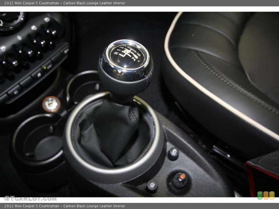 Carbon Black Lounge Leather Interior Transmission for the 2012 Mini Cooper S Countryman #67659388