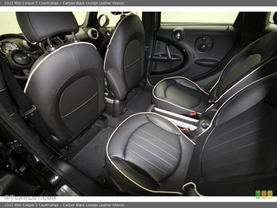 Carbon Black Lounge Leather Interior Photo for the 2012 Mini Cooper S Countryman #67659442