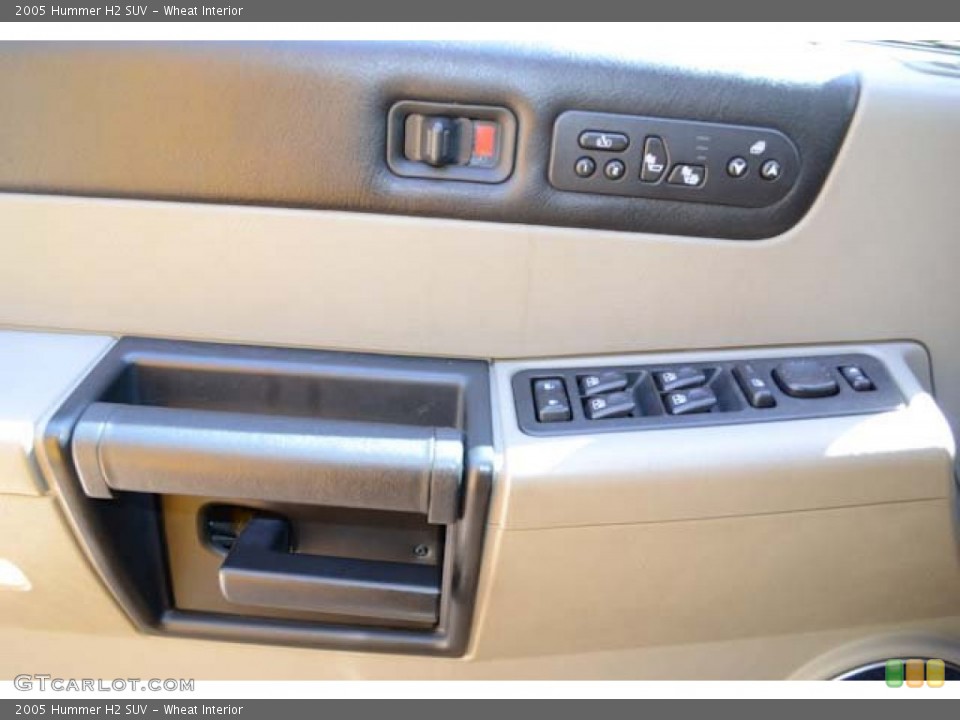 Wheat Interior Controls for the 2005 Hummer H2 SUV #67659895