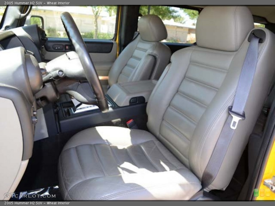 Wheat Interior Front Seat for the 2005 Hummer H2 SUV #67659922