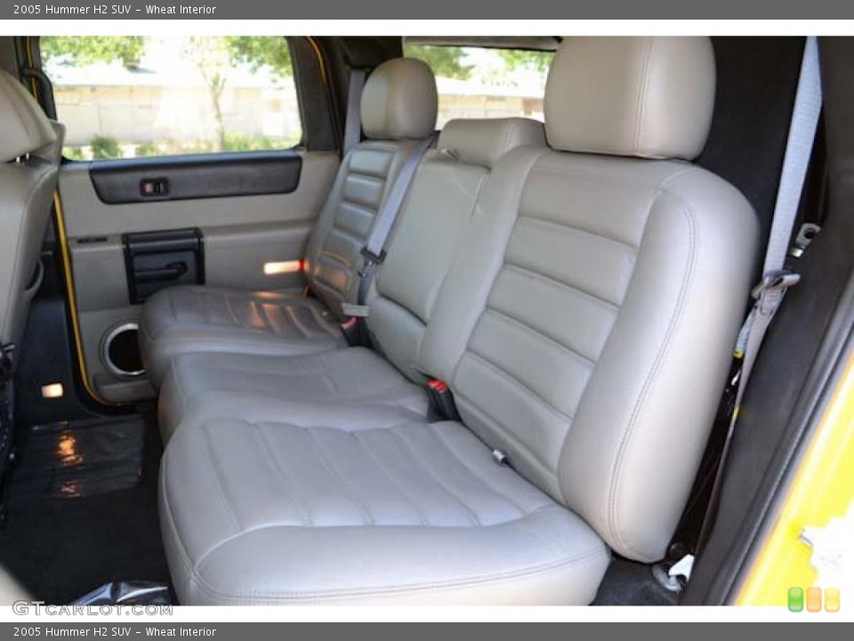Wheat Interior Rear Seat for the 2005 Hummer H2 SUV #67659943