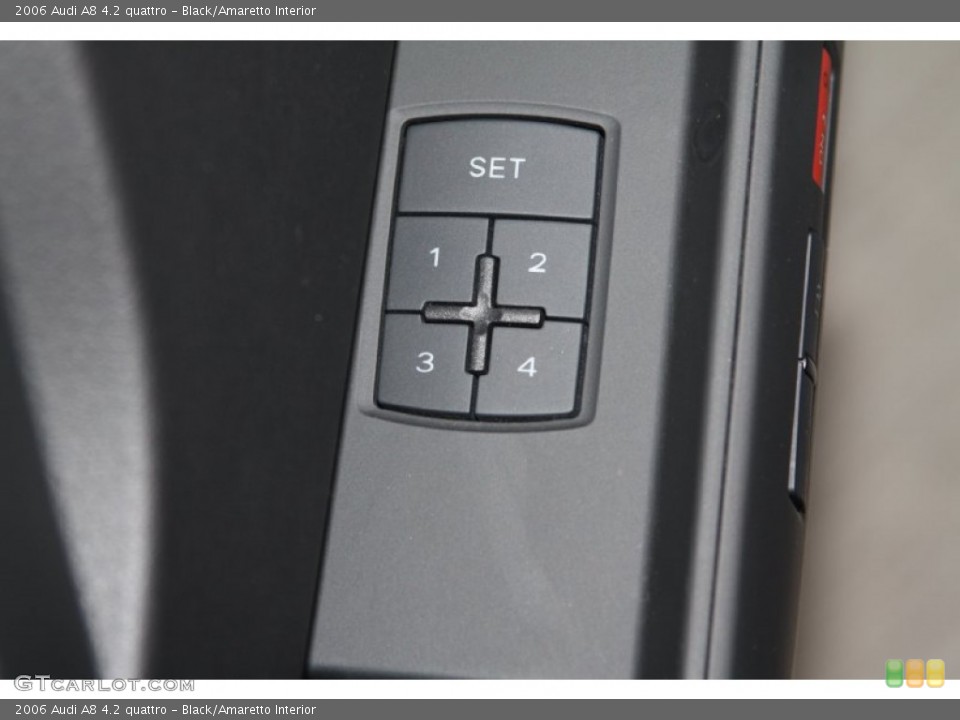 Black/Amaretto Interior Controls for the 2006 Audi A8 4.2 quattro #67660882