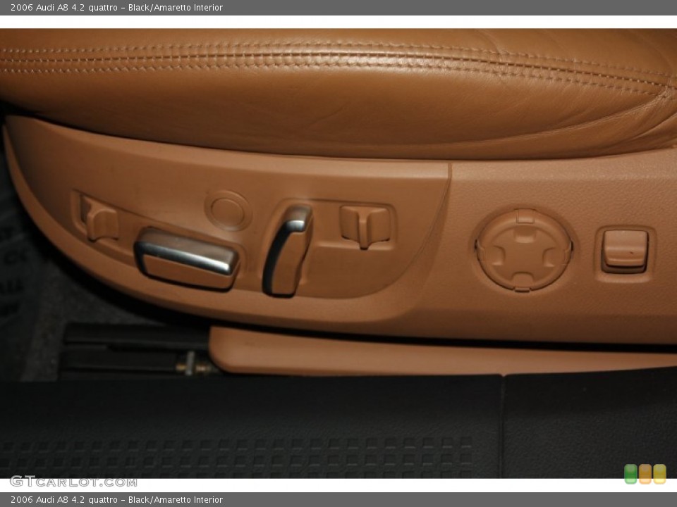 Black/Amaretto Interior Controls for the 2006 Audi A8 4.2 quattro #67660903