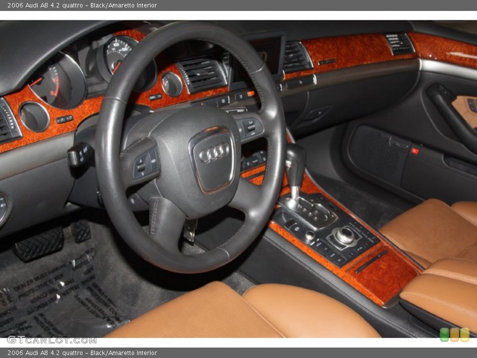 Black/Amaretto Interior Prime Interior for the 2006 Audi A8 4.2 quattro #67660912