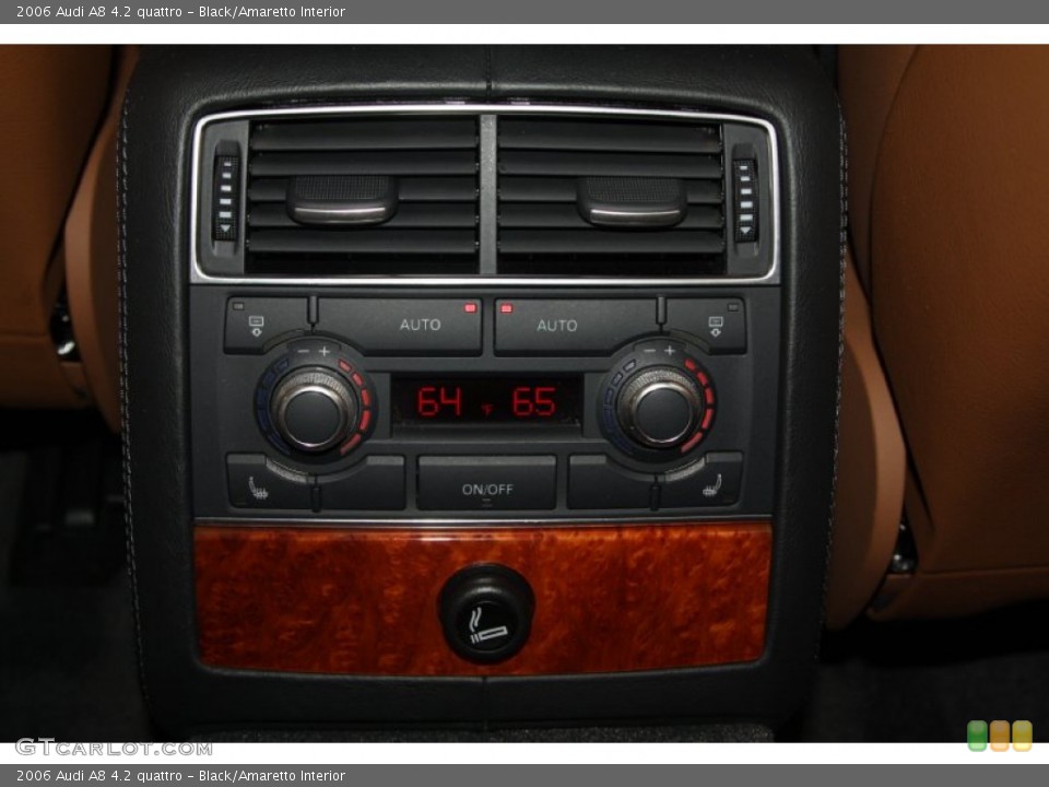 Black/Amaretto Interior Controls for the 2006 Audi A8 4.2 quattro #67661083