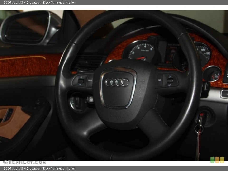 Black/Amaretto Interior Steering Wheel for the 2006 Audi A8 4.2 quattro #67661110