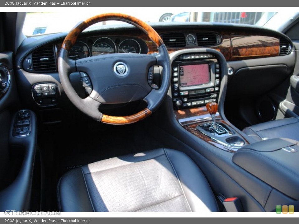 Charcoal Interior Dashboard for the 2008 Jaguar XJ Vanden Plas #67661320
