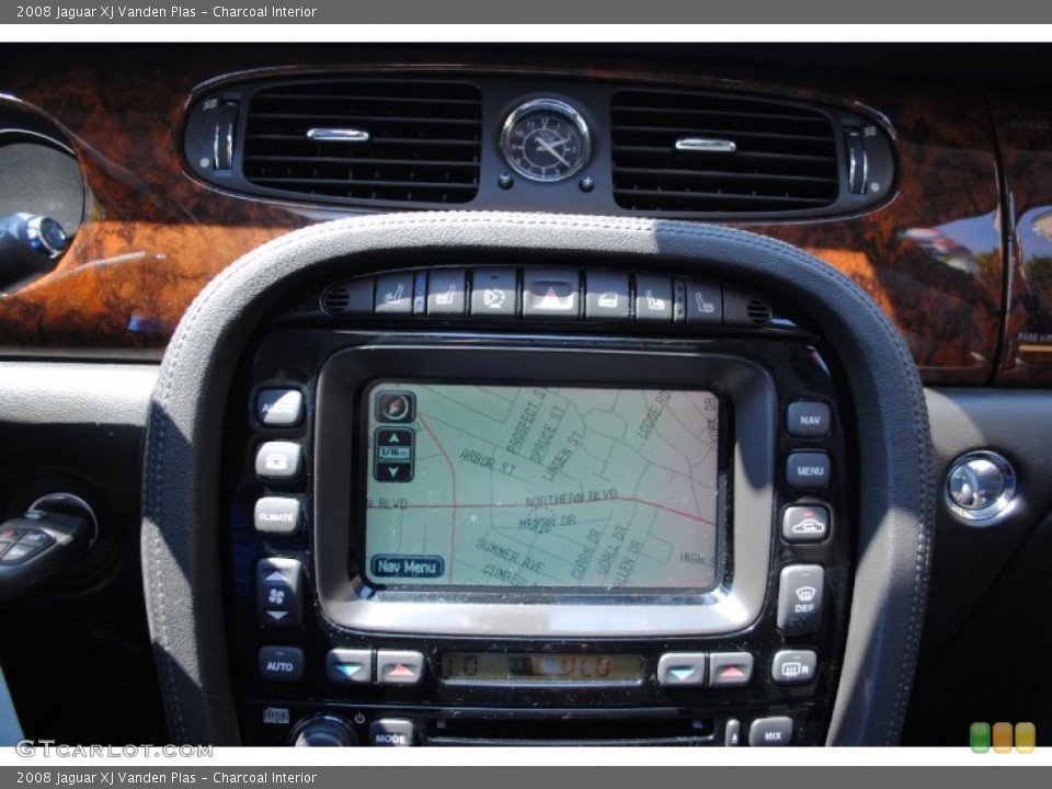 Charcoal Interior Navigation for the 2008 Jaguar XJ Vanden Plas #67661344