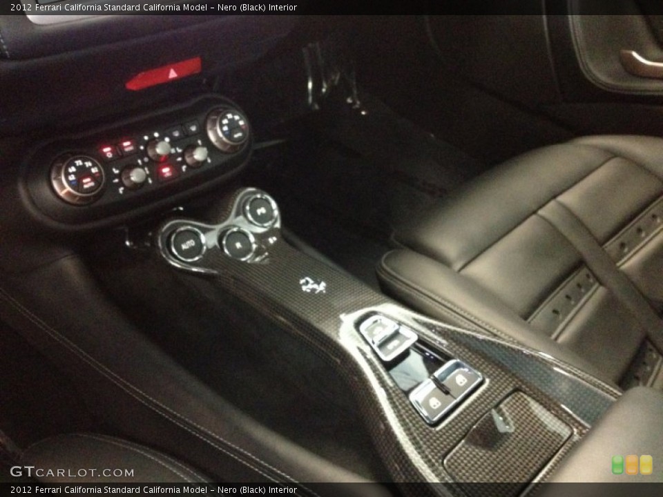 Nero (Black) Interior Controls for the 2012 Ferrari California  #67661578