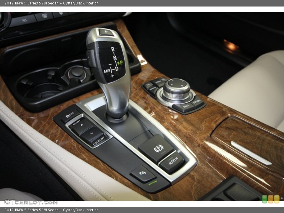 Oyster/Black Interior Transmission for the 2012 BMW 5 Series 528i Sedan #67661581