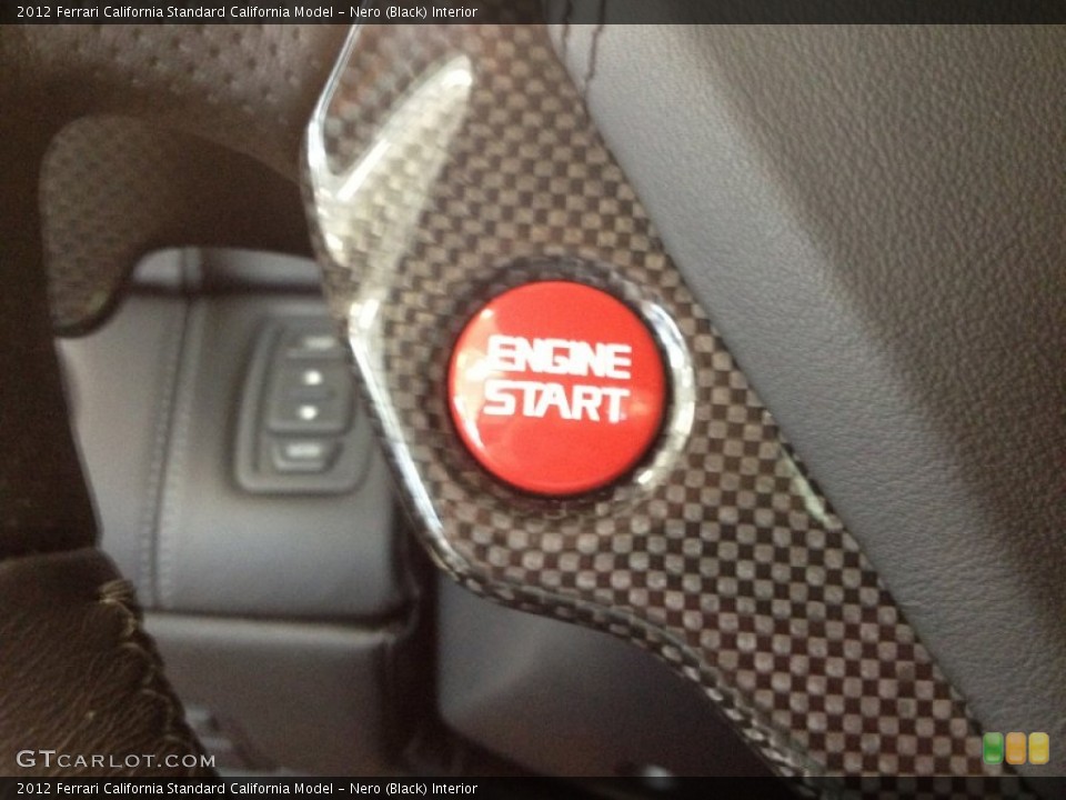 Nero (Black) Interior Controls for the 2012 Ferrari California  #67661587