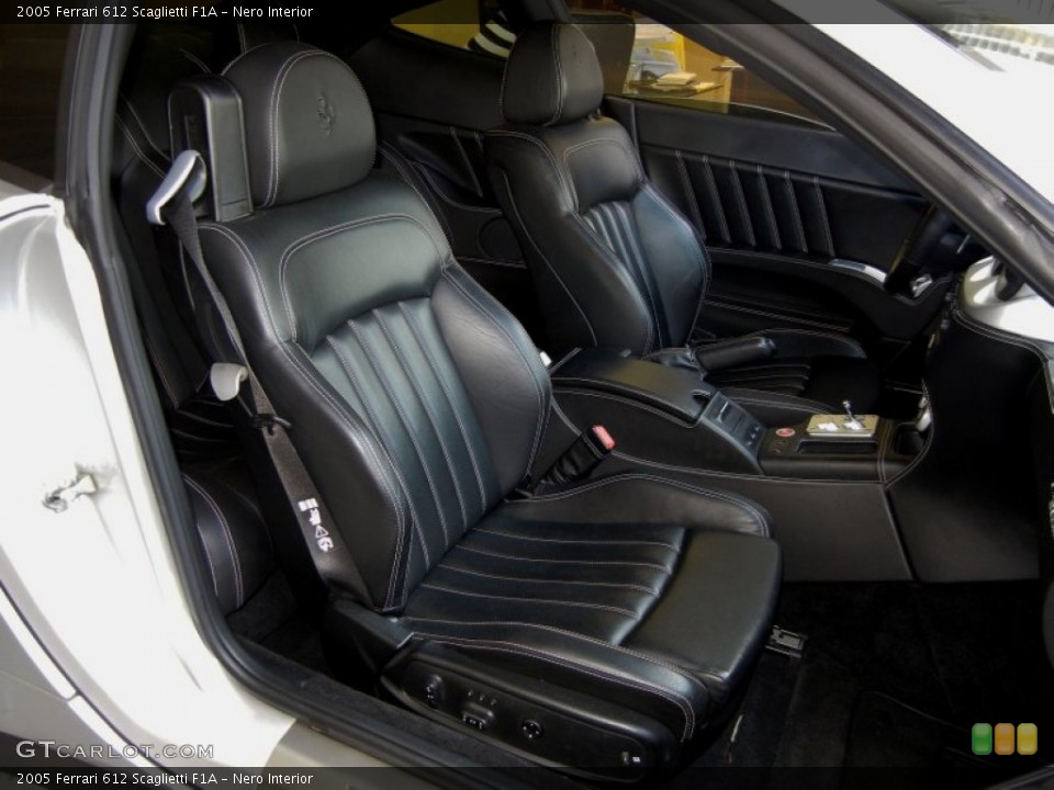 Nero Interior Front Seat for the 2005 Ferrari 612 Scaglietti F1A #67661827