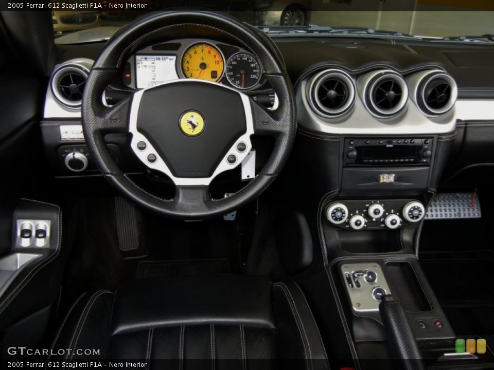 Nero Interior Dashboard for the 2005 Ferrari 612 Scaglietti F1A #67661839