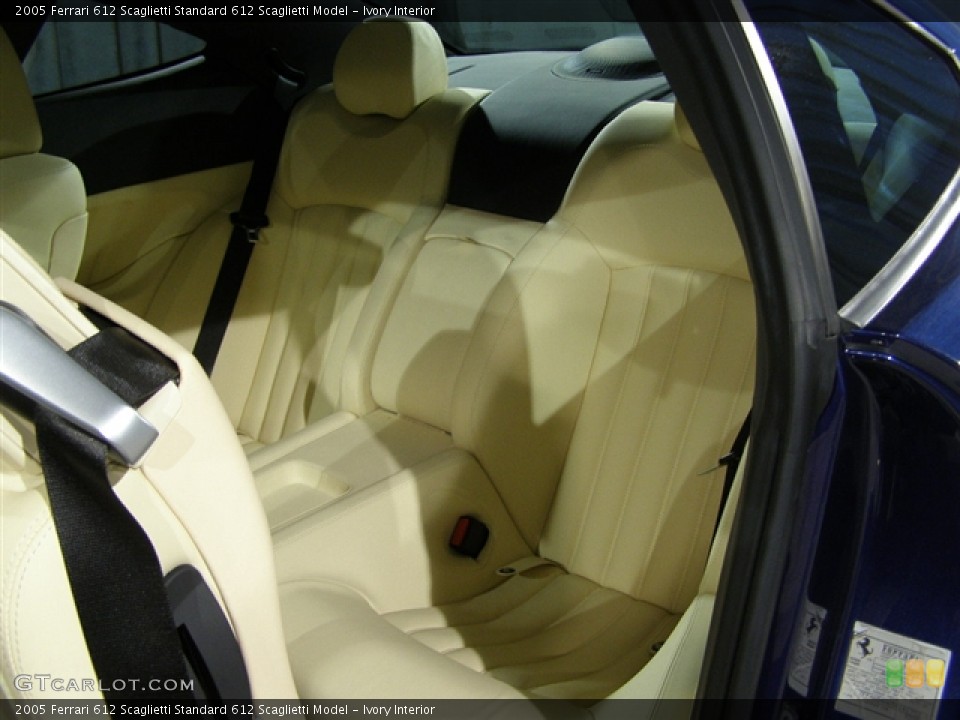 Ivory Interior Photo for the 2005 Ferrari 612 Scaglietti  #67662