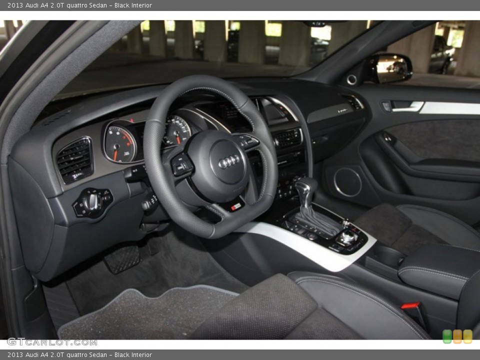 Black Interior Dashboard for the 2013 Audi A4 2.0T quattro Sedan #67662343