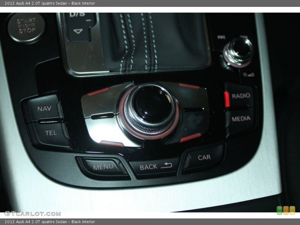Black Interior Controls for the 2013 Audi A4 2.0T quattro Sedan #67662391