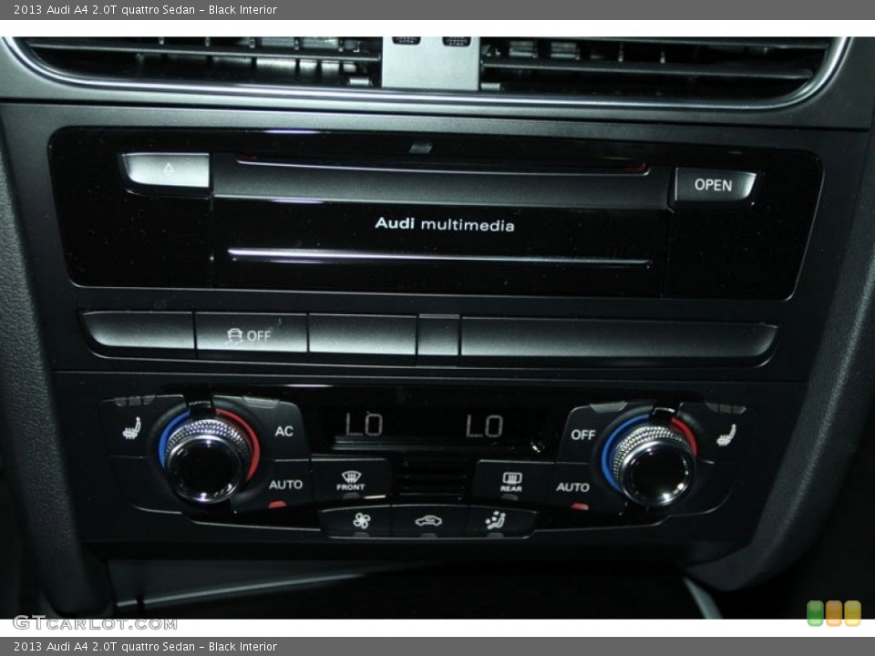 Black Interior Controls for the 2013 Audi A4 2.0T quattro Sedan #67662416