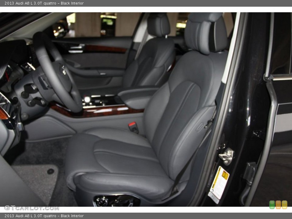Black Interior Front Seat for the 2013 Audi A8 L 3.0T quattro #67662591